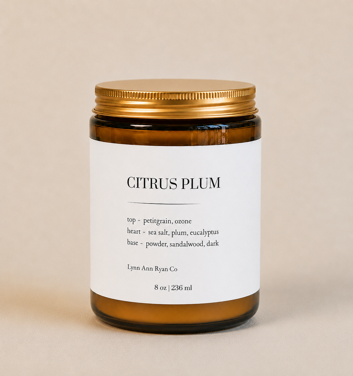 Citrus Plum 8oz Candle