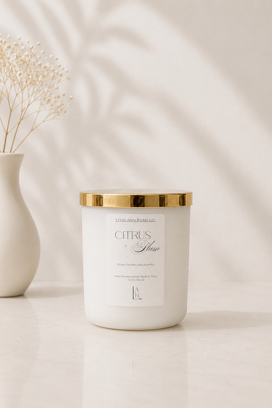 Citrus Plum 12 oz Candle