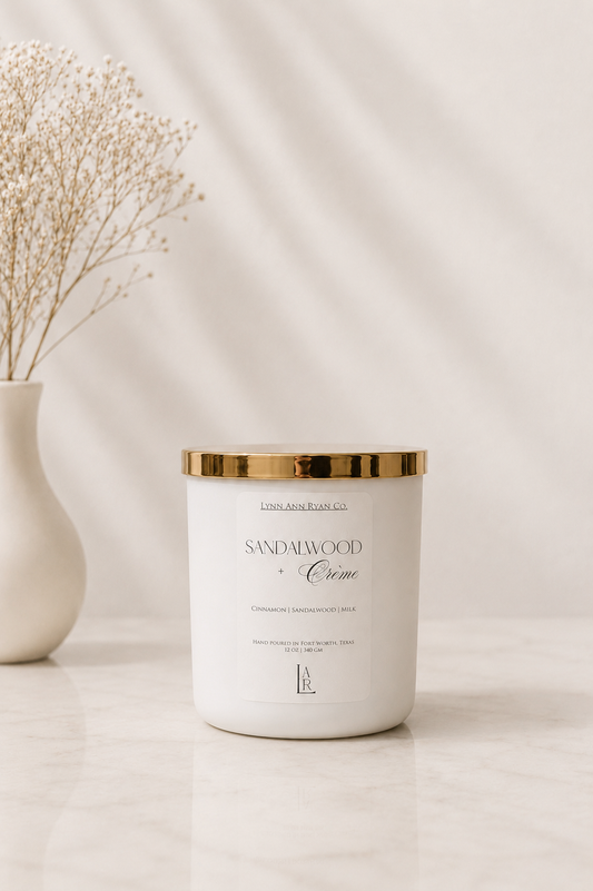 Sandalwood Creme 12 oz Candle