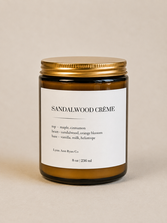 Sandalwood Creme 8oz Candle