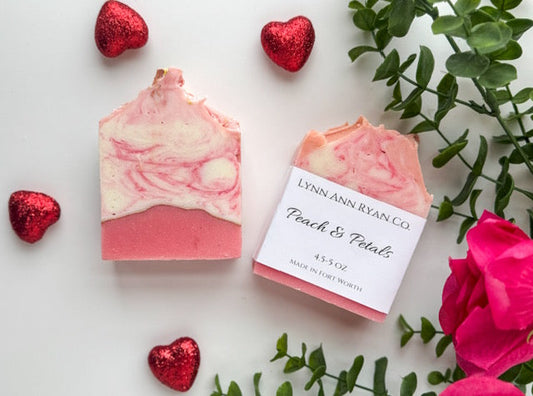 Peach & Petals Cold Processed Soap