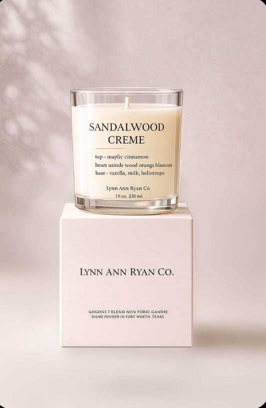 Sandalwood Creme 10oz Candle