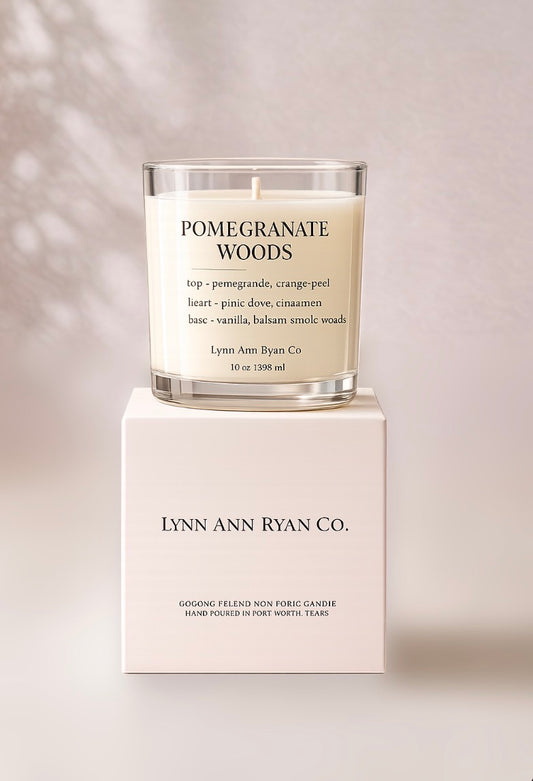 Pomegranate Woods 10oz Candle